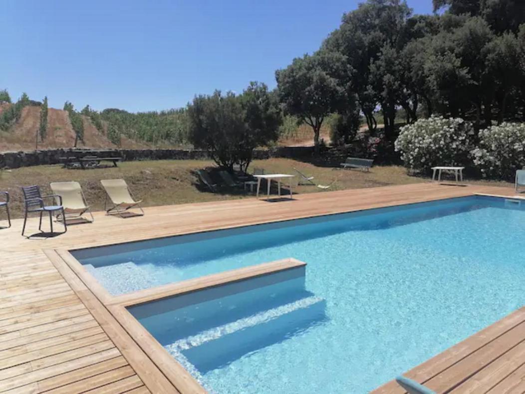 Gites Carbuccia En Corse Avec Piscine Chauffee Exterior foto